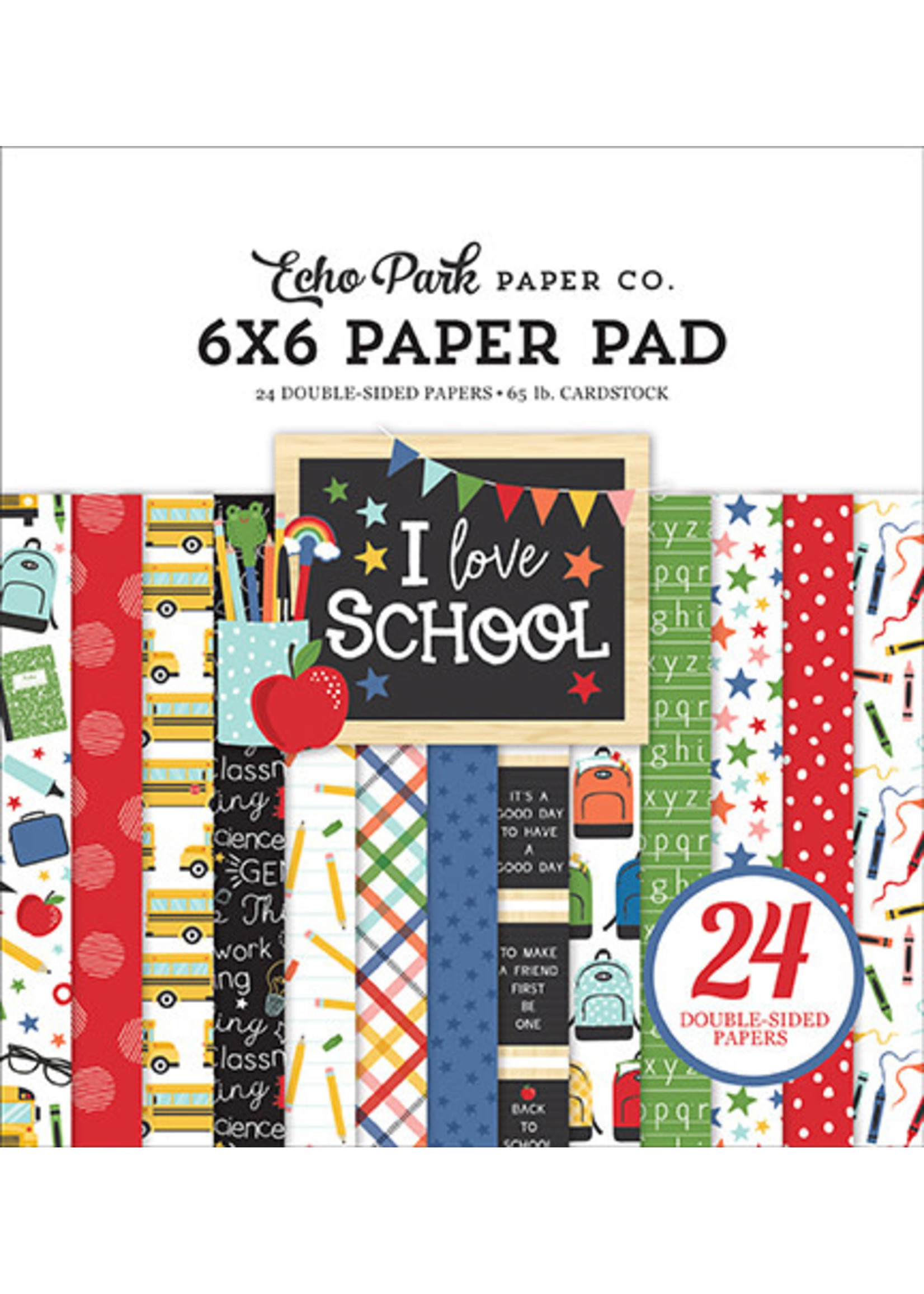 Echo Park I Love School: 6x6 Paper Pad