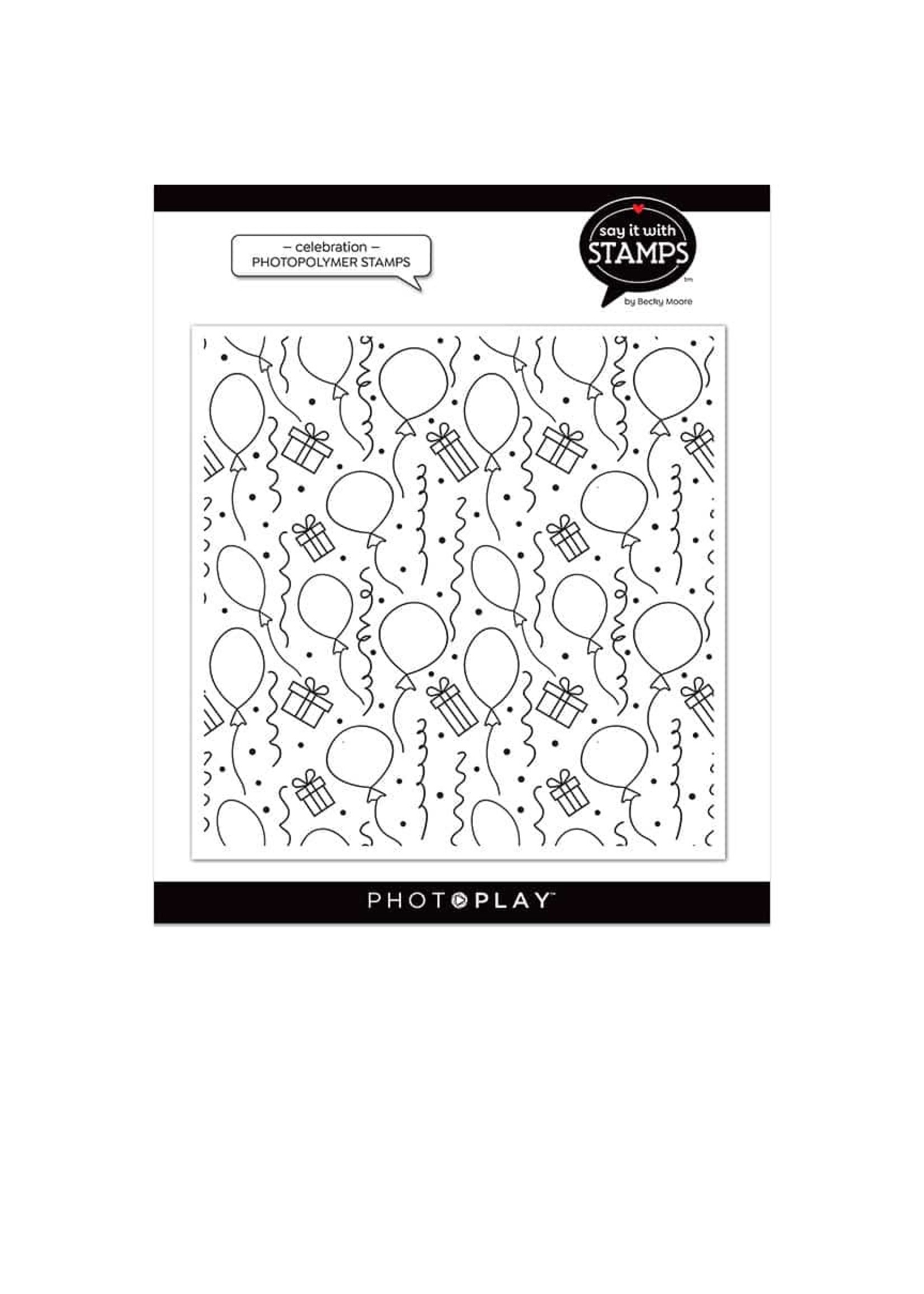 Photoplay Celebration 6x6 Background Stamp