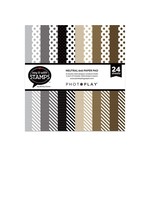 Photoplay Neutral dots & stripes 6x6 Pad