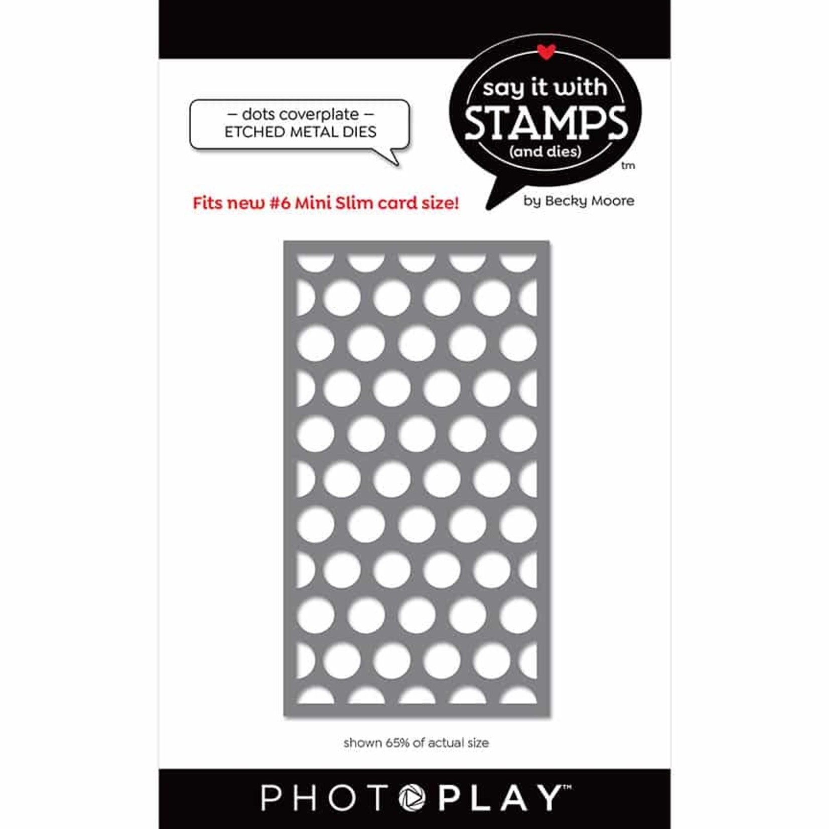 Photoplay #6 Dots Coverplate Dies