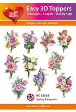 Hearty Crafts 3D Toppers: Spring Bouquets
