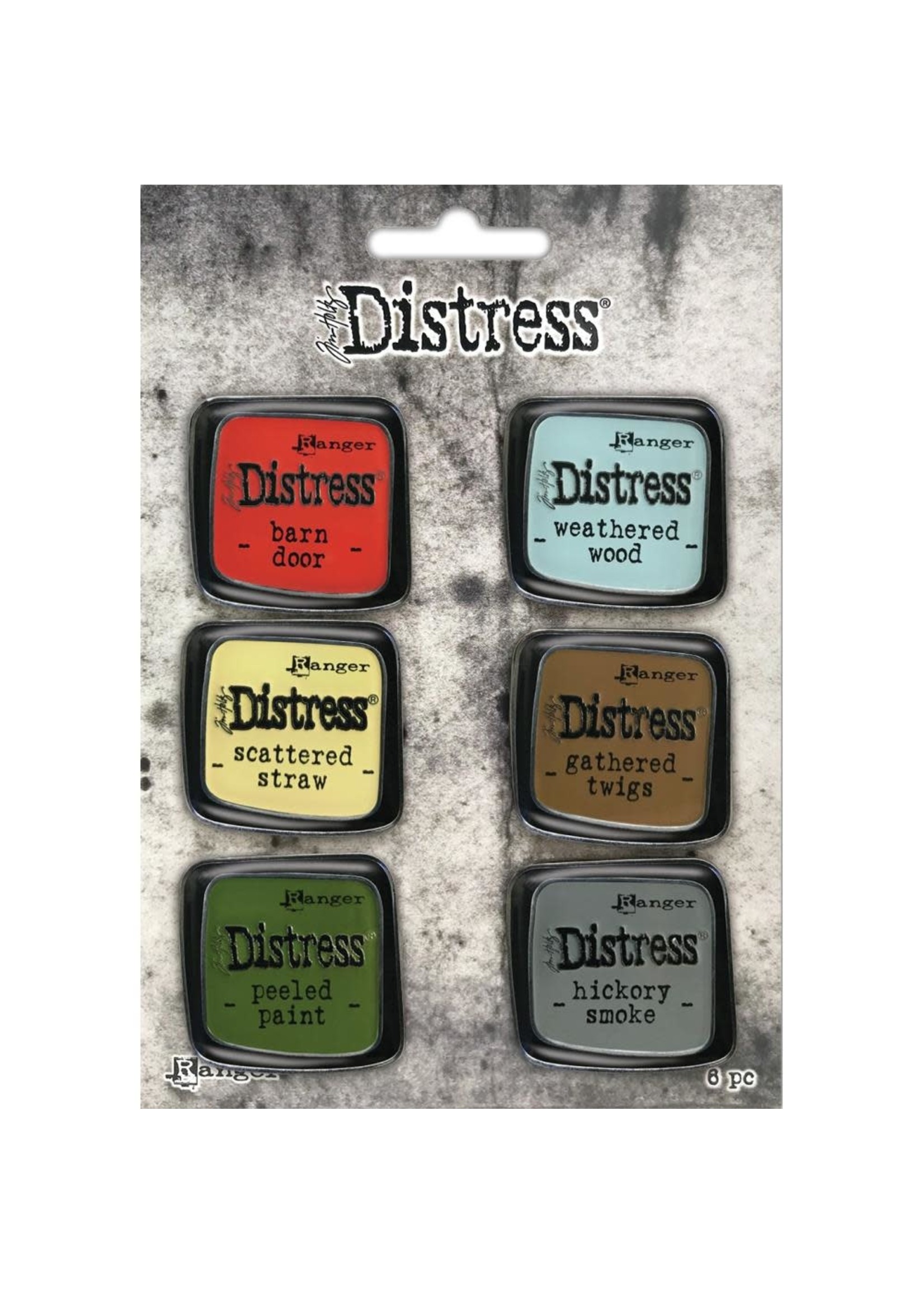 notions Set 7 Distress Pin Collection