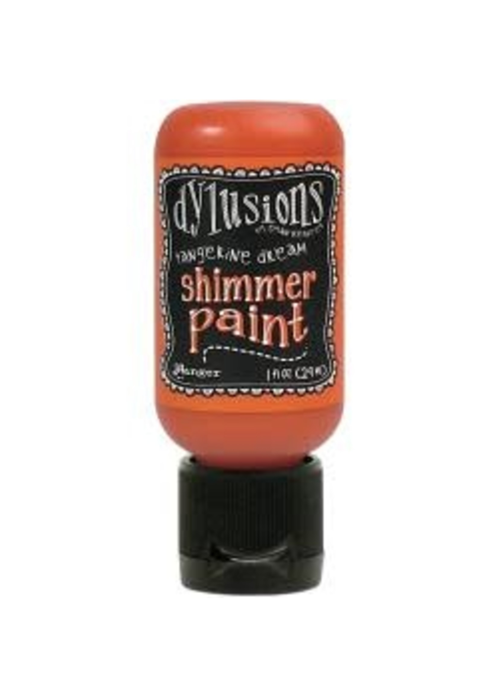 notions Tangerine- Dylusions Shimmer paint