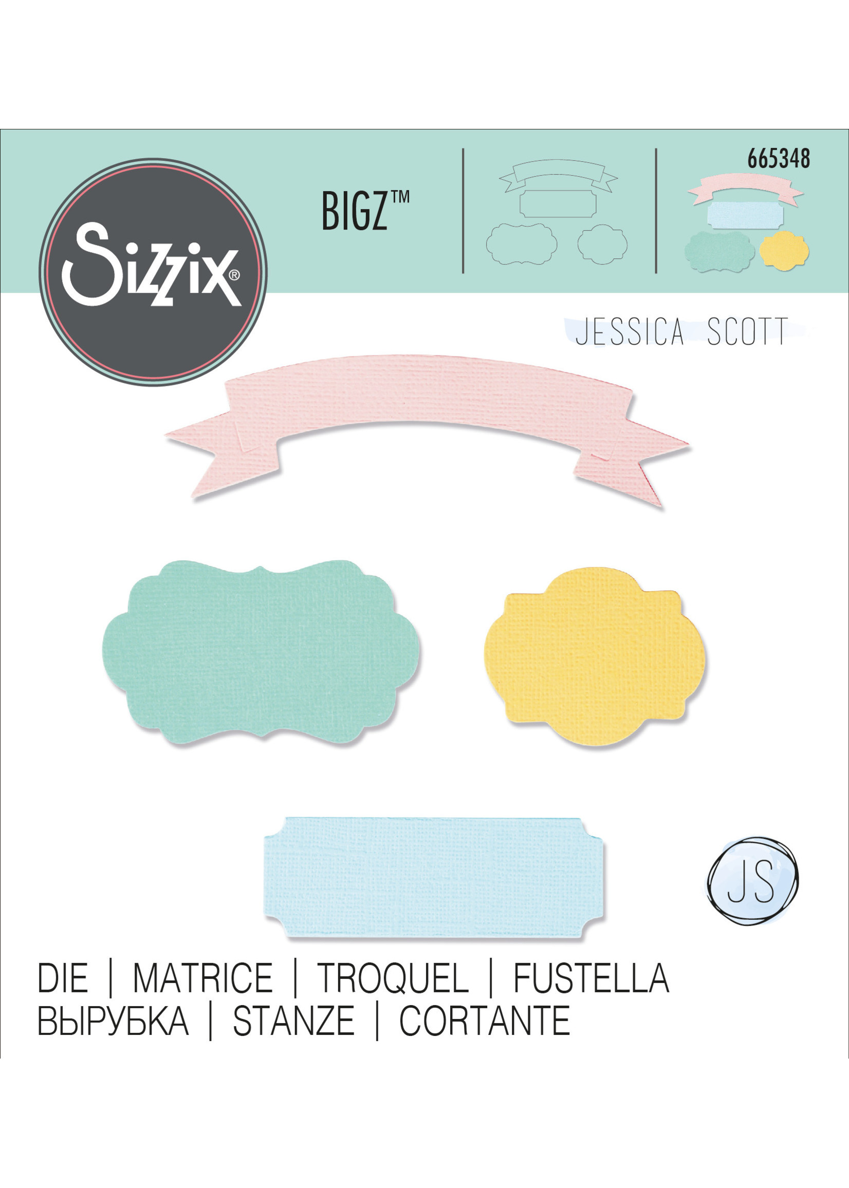 Jessica Scott Banners & Labels Bigz Die