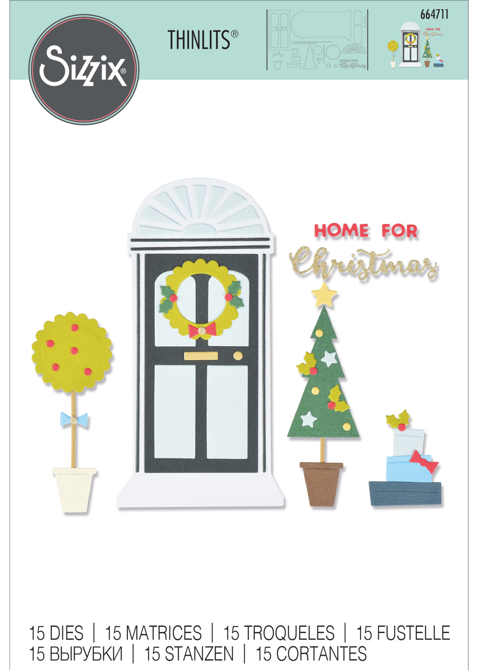 Sizzix Home for Christmas Die