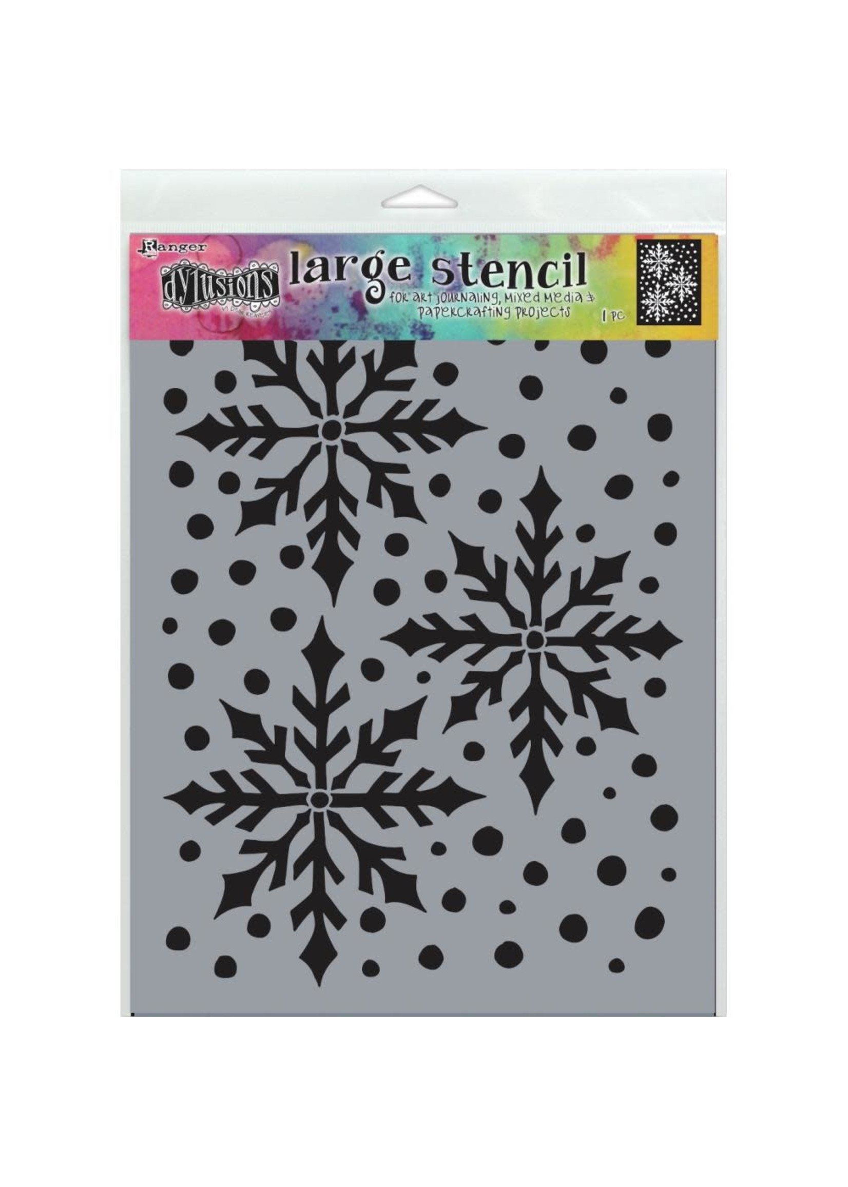 DYLUSIONS Ice Queen - Large Stencil