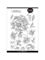 Photoplay Peony Bouquet  Stamps