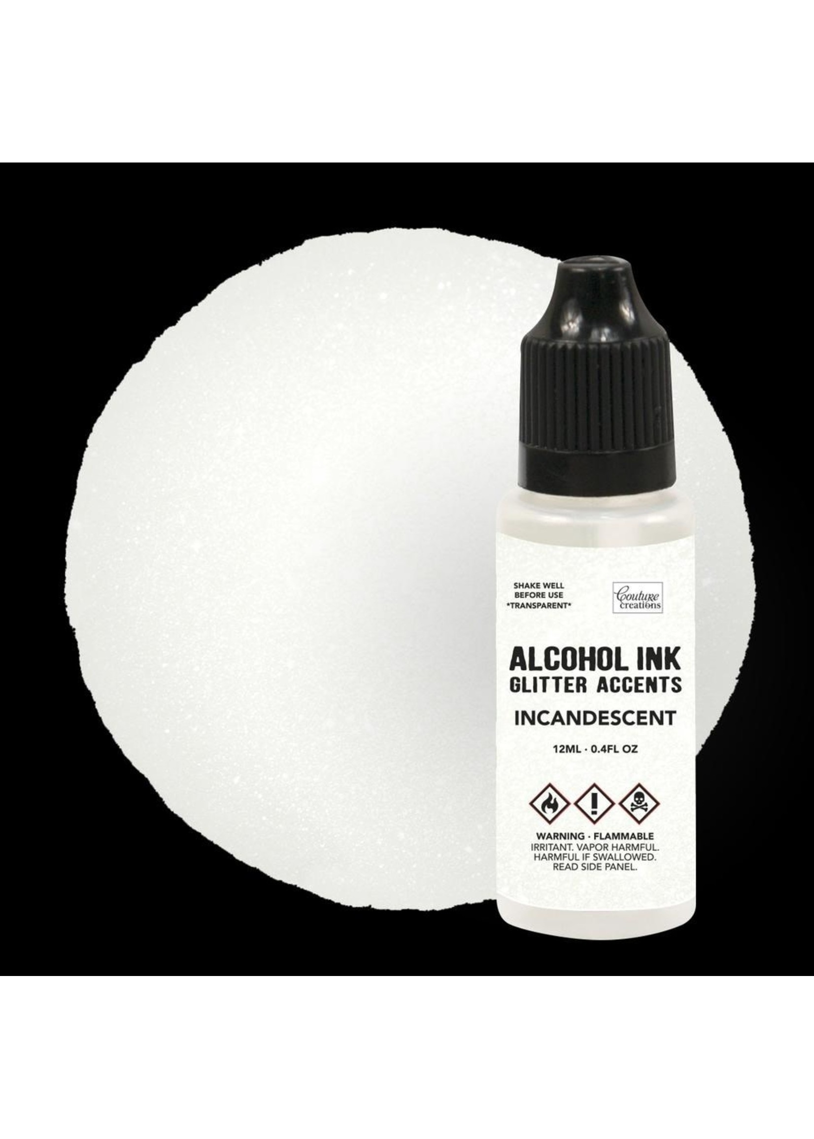 Couture Creations Alcohol Ink Glitter Accents: Incandescent