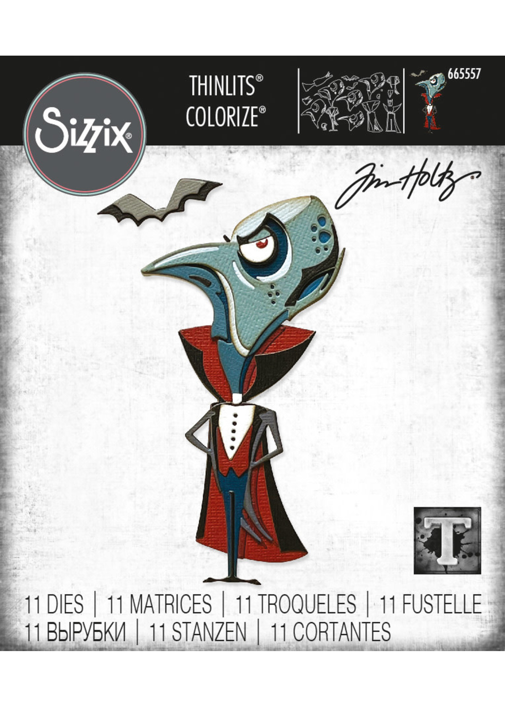 Tim Holtz The Count, Colorize Die