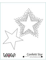 wow! Confetti Star Stencil
