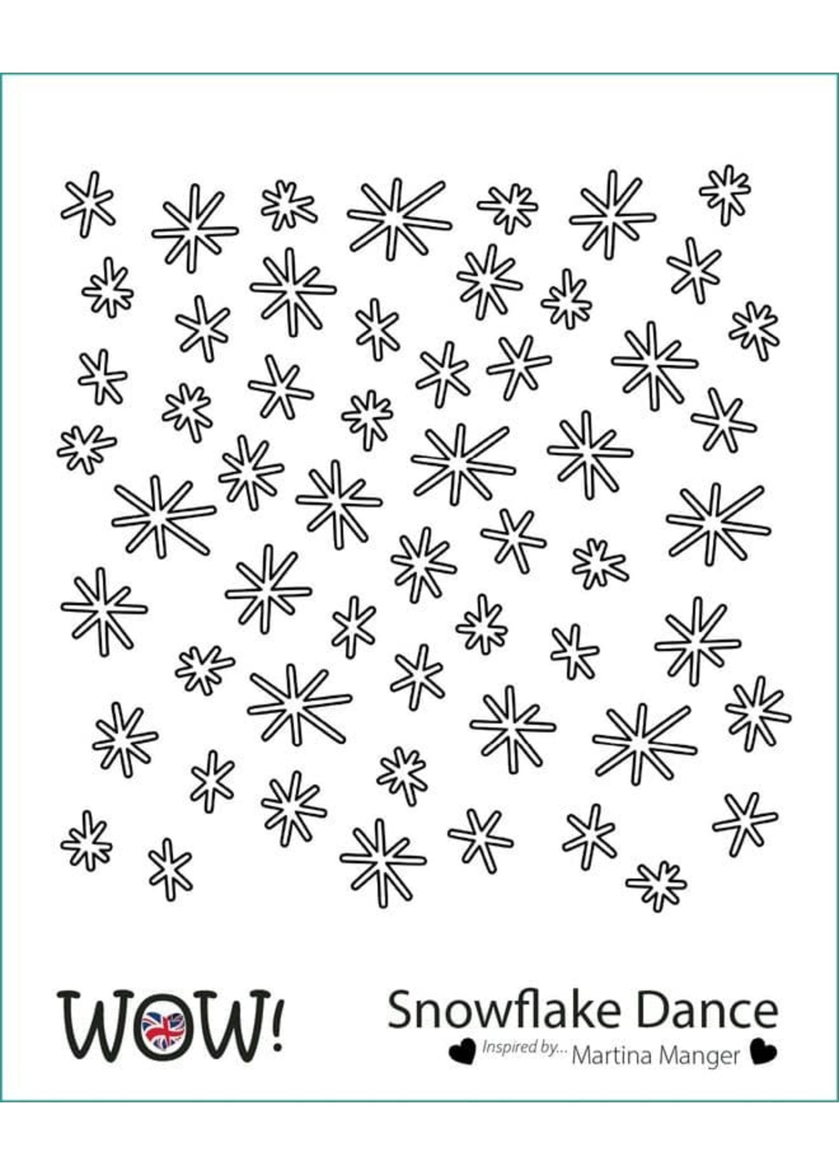 wow! Snowflake Dance Stencil