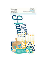 Simple Stories Simple Pages Page Pieces - Happy Hanukkah