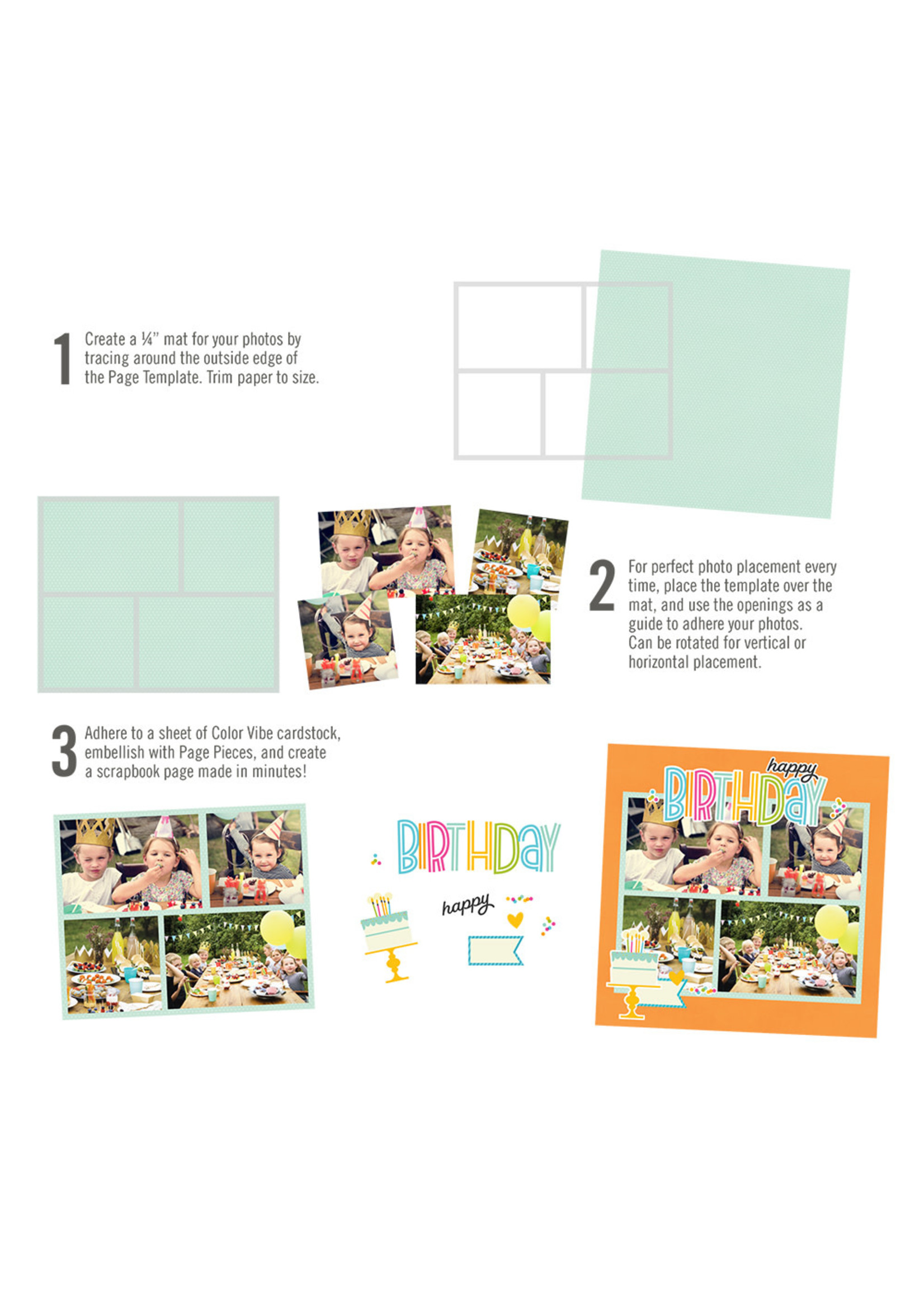 Simple Stories Simple Pages Page Template - Design 9