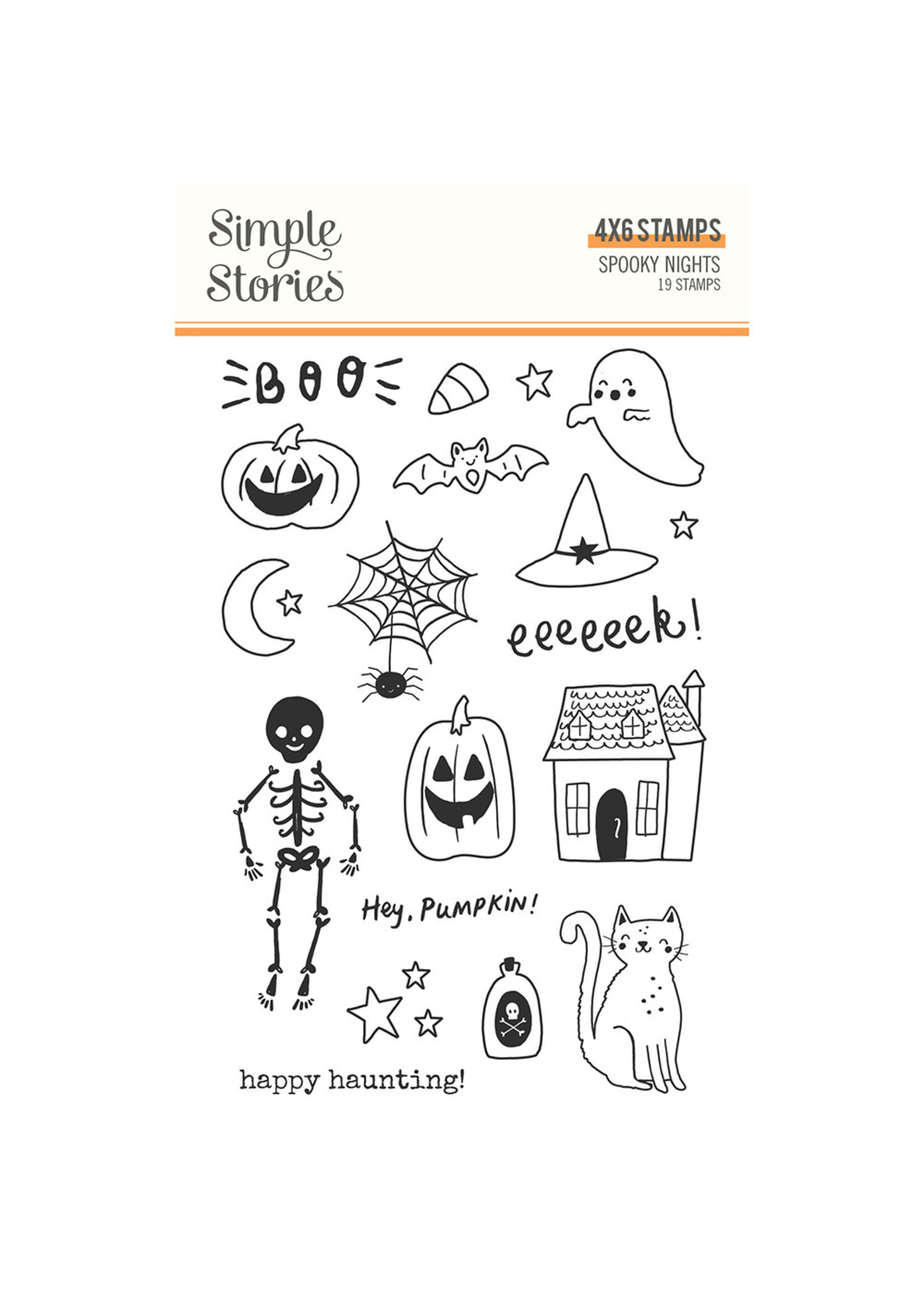 Simple Stories Spooky Nights - Stamps