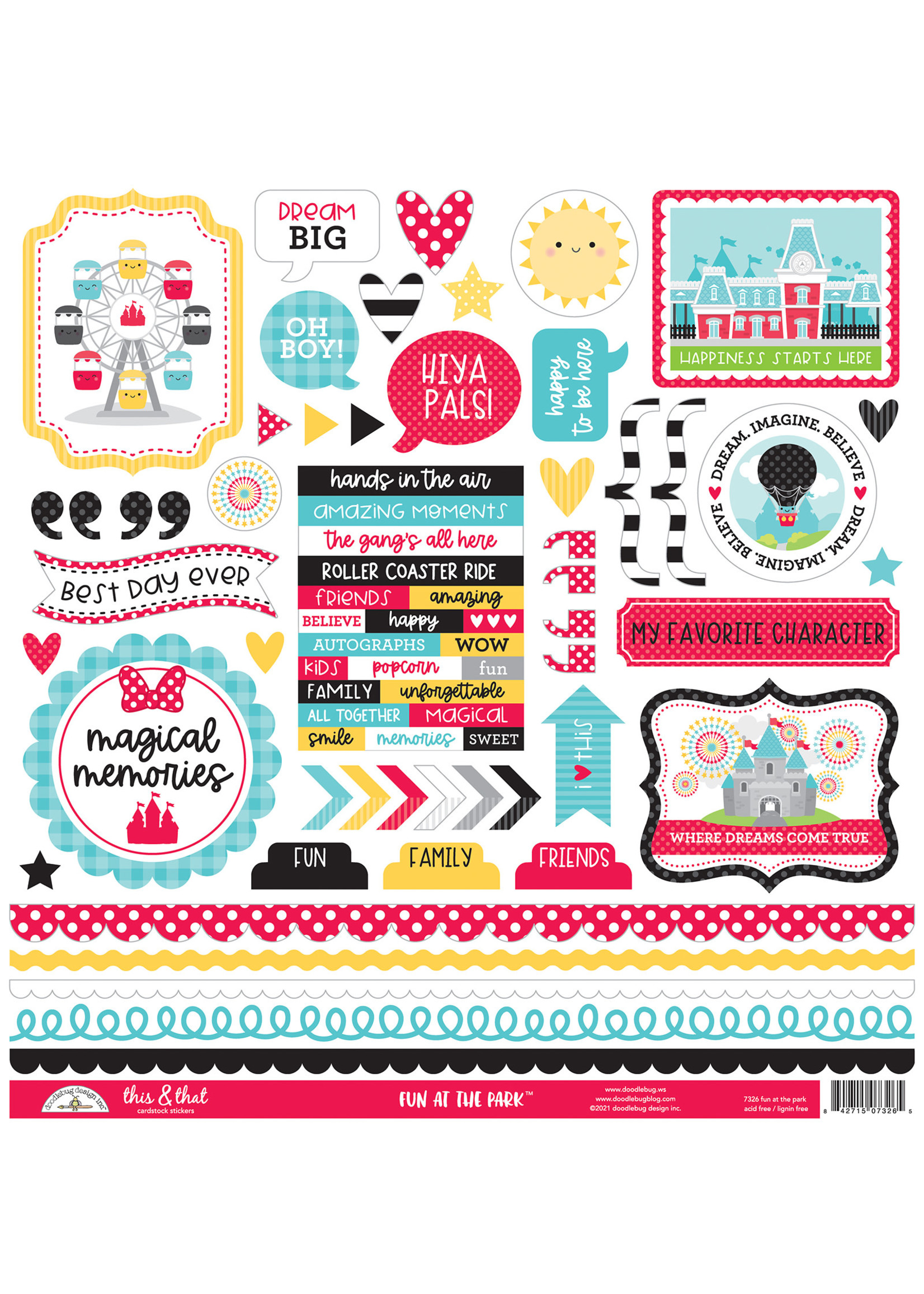 DOODLEBUG fun at the park: this & that stickers