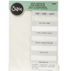 sizzix Opulent Cardstock Pack: Ivory