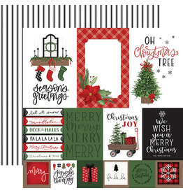 Carta Bella Home For Christmas Paper: Multi Journaling Cards