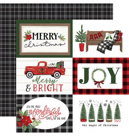 Carta Bella Home For Christmas Paper: 6X4 Journaling Cards