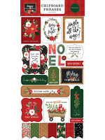Carta Bella Happy Christmas:  6x13 Chipboard Phrases