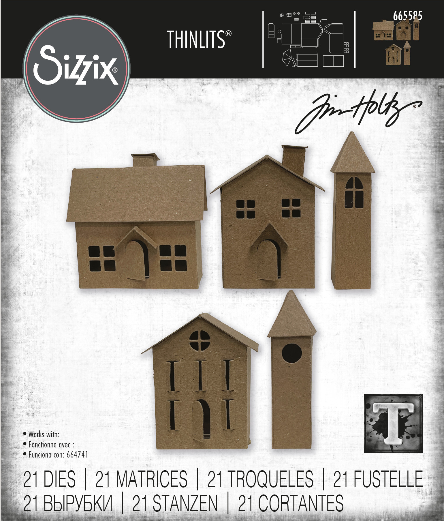 Tim Holtz Paper Village #2 Die