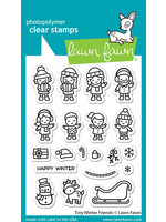 Lawn Fawn tiny winter friends stamp