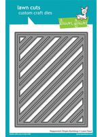 Lawn Fawn peppermint stripes backdrop dies