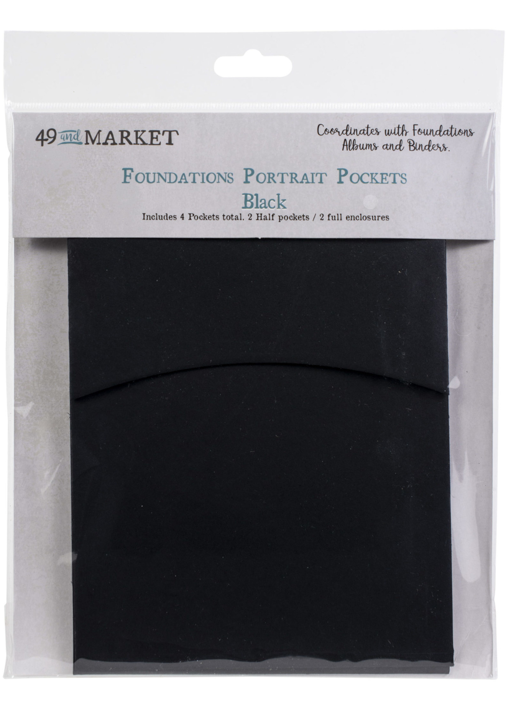 49 and Market Portrait Pockets: Black