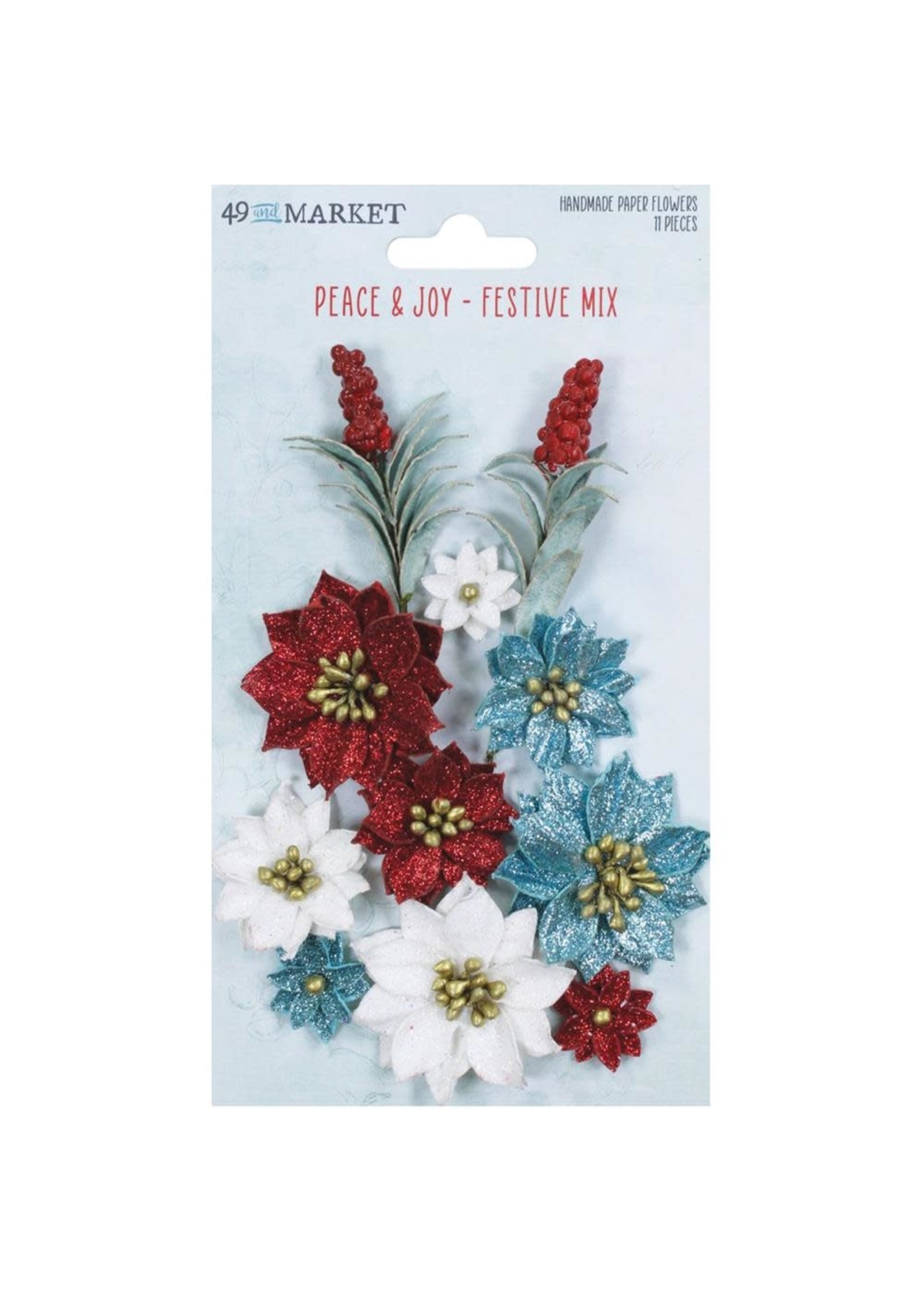 49 and Market Peace & Joy: Festive Mix flowers