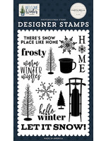 Carta Bella Welcome Winter: Snow Place Like Home Stamp Set