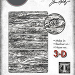 Tim Holtz Mini Lumber 3D TF Embossing Folder