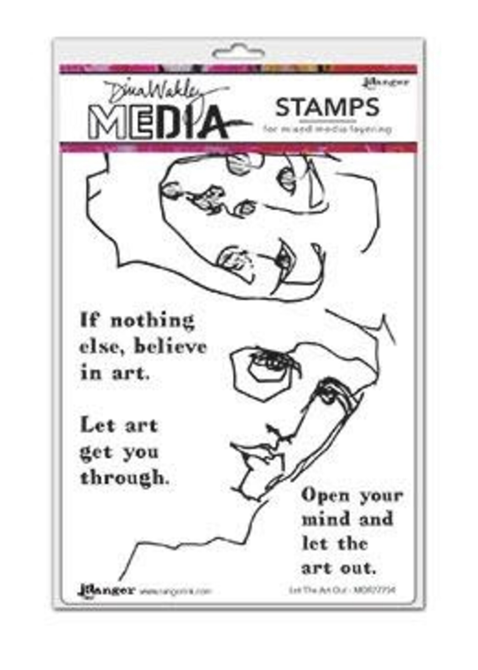 RANGER Let the Art Out Stamp