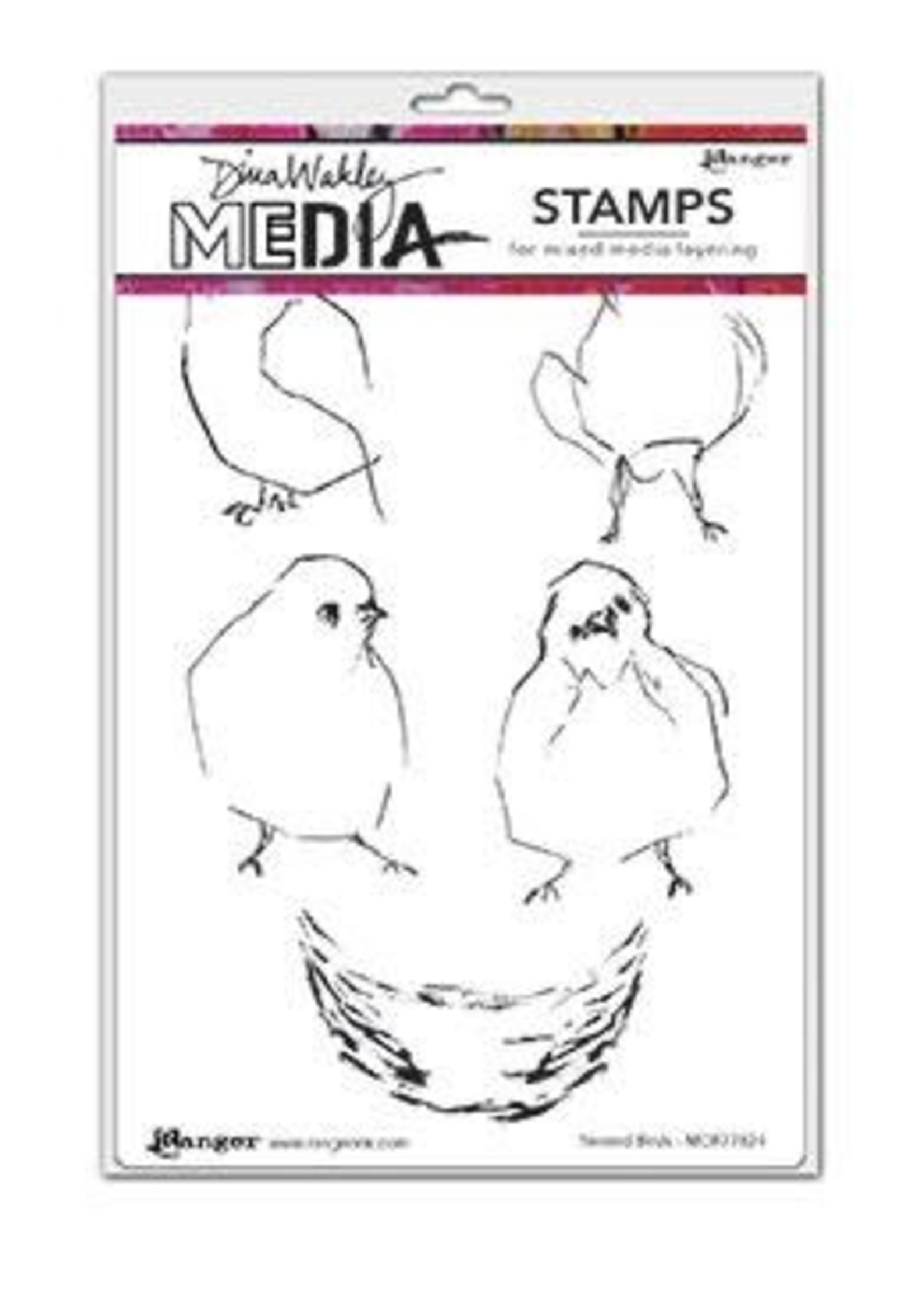 RANGER Nested Birds Stamp