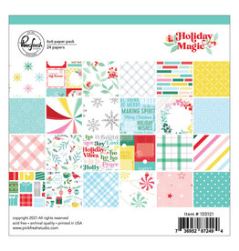 Pinkfresh Holiday Magic:  6x6 paper pad