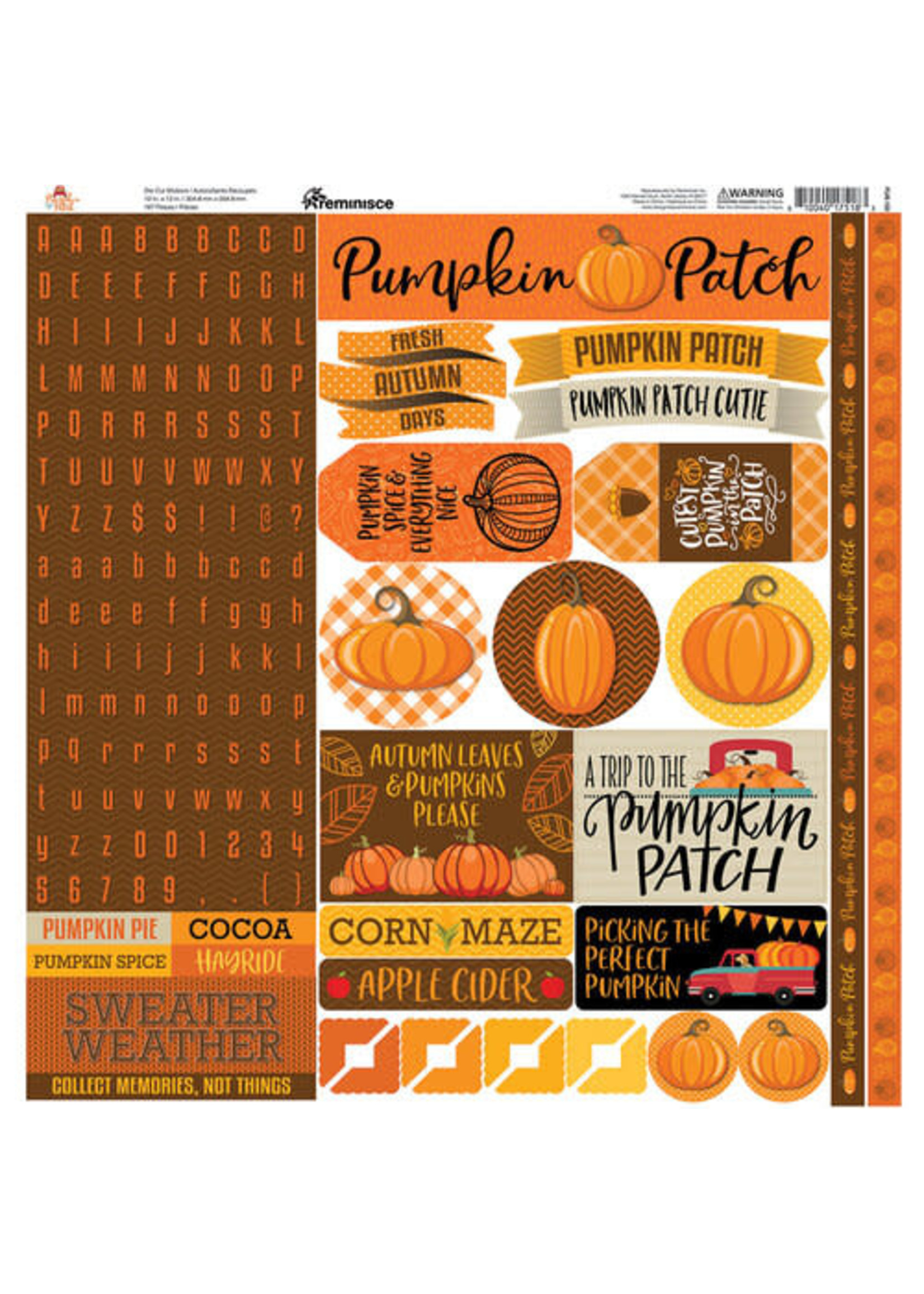 reminisce Pumpkin Patch Stickers