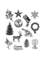 Tim Holtz Holiday Things Stamp