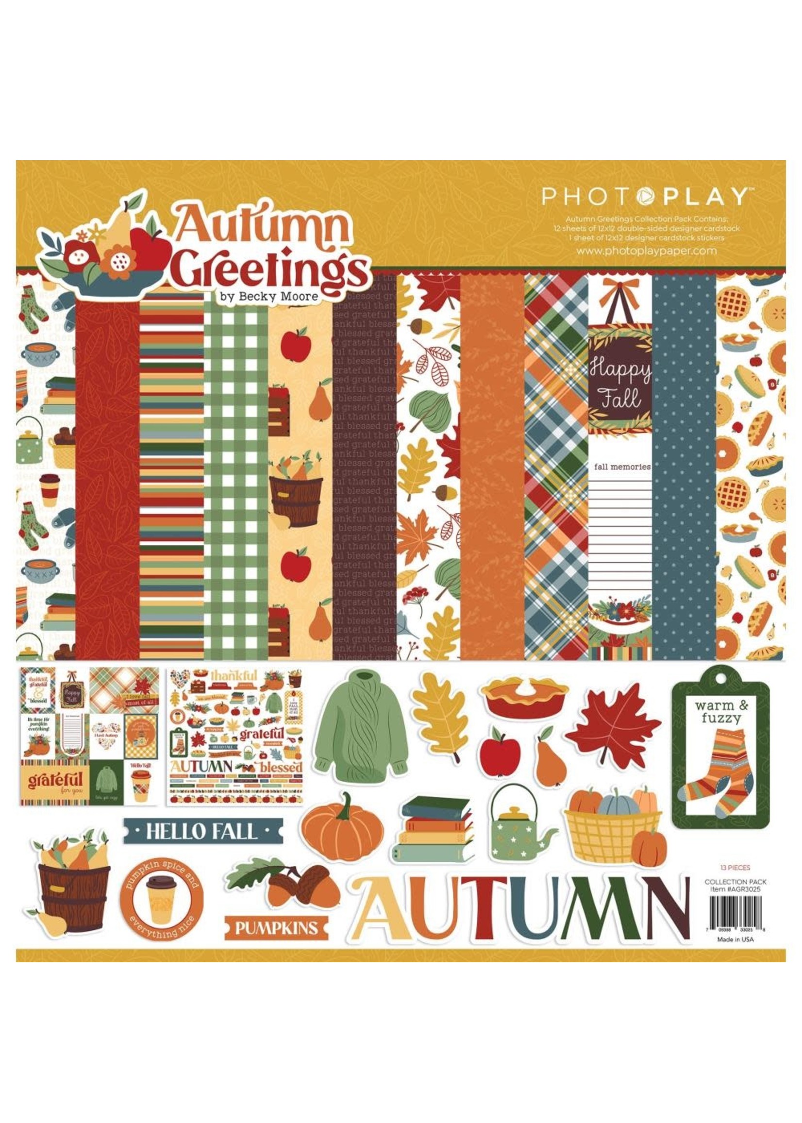 Photoplay Autumn Greetings - Collection Pack