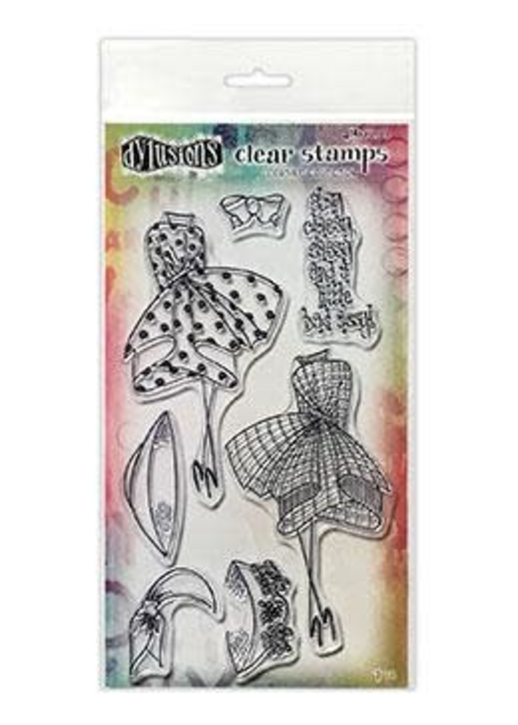 RANGER Dylusions:  Walk in the Park Duo Stamps