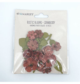 49 and Market Rustic Blooms Flowers: Cranberry