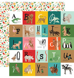 Echo Park Animal Kingdom Paper: Alphabet Squares