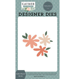 Carta Bella Gather At Home: Gather Flowers Die Set