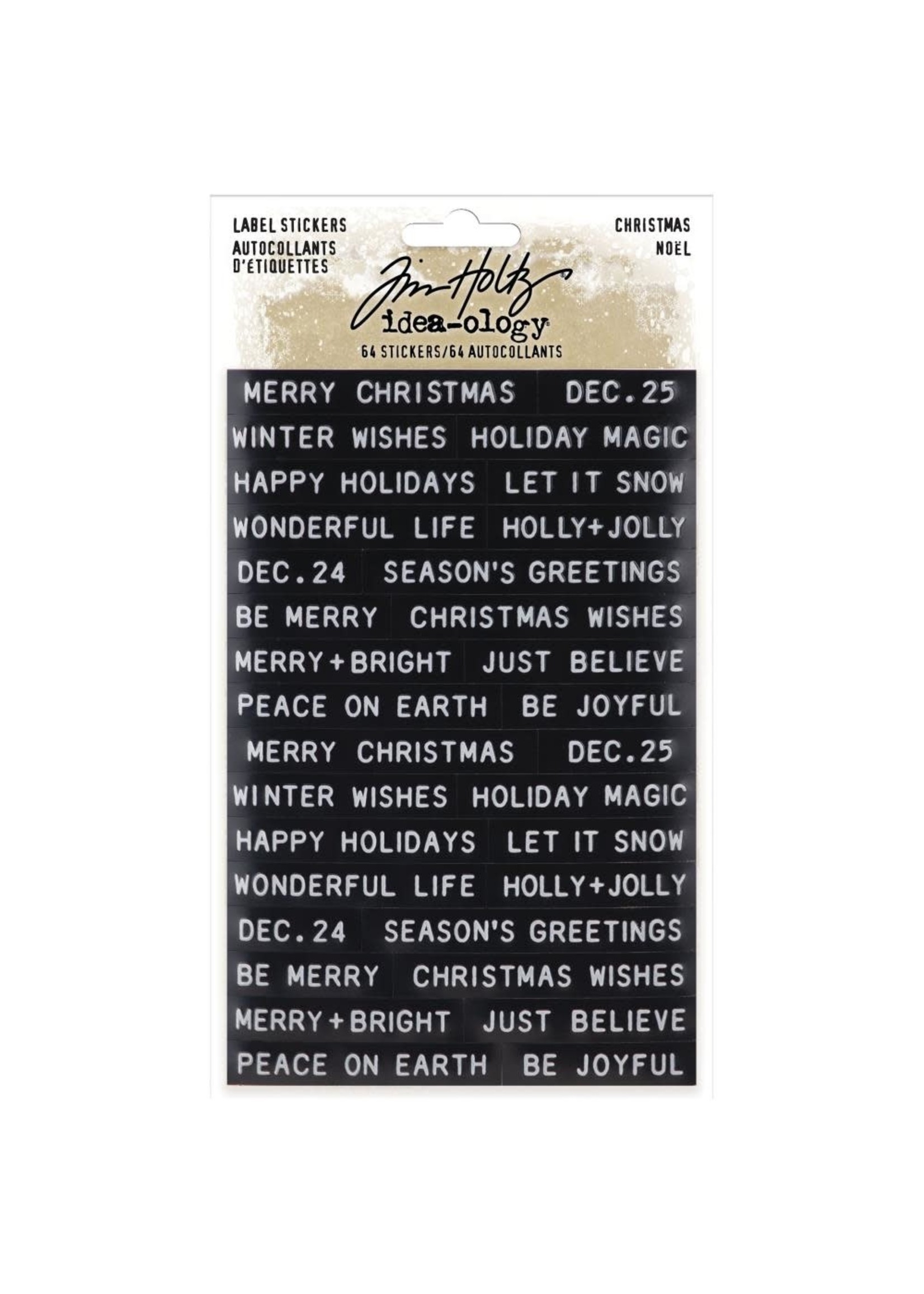 ADVANTUS CORPORATION Tim Holtz Idea-ology: Christmas: Label Stickers
