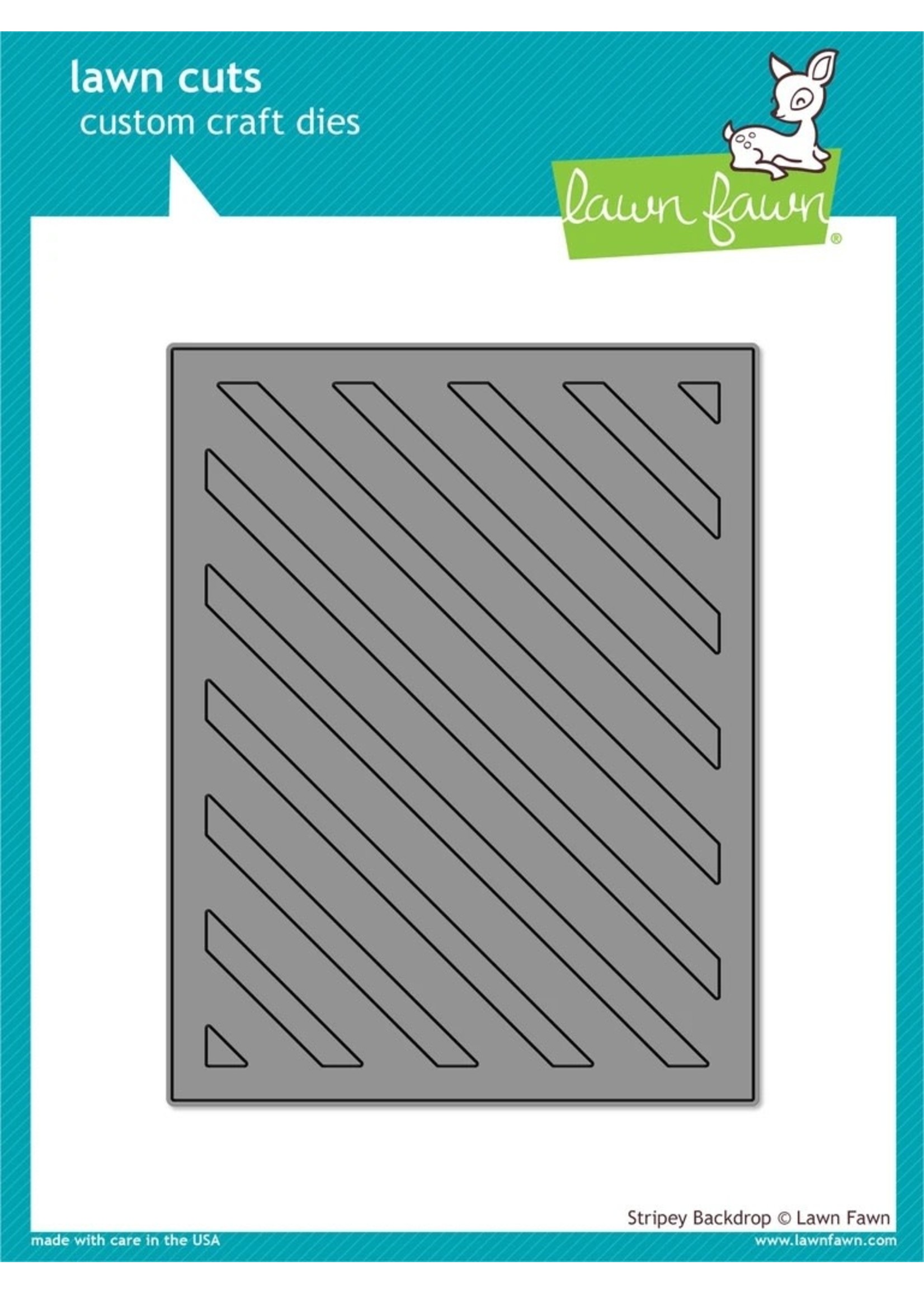 Lawn Fawn Stripey Backdrop Die