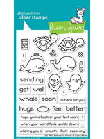 Lawn Fawn Stamp Get Well Before & After