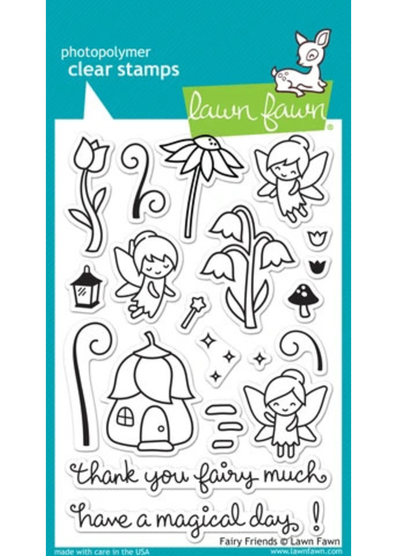 Lawn Fawn Stamps Fairy Friends