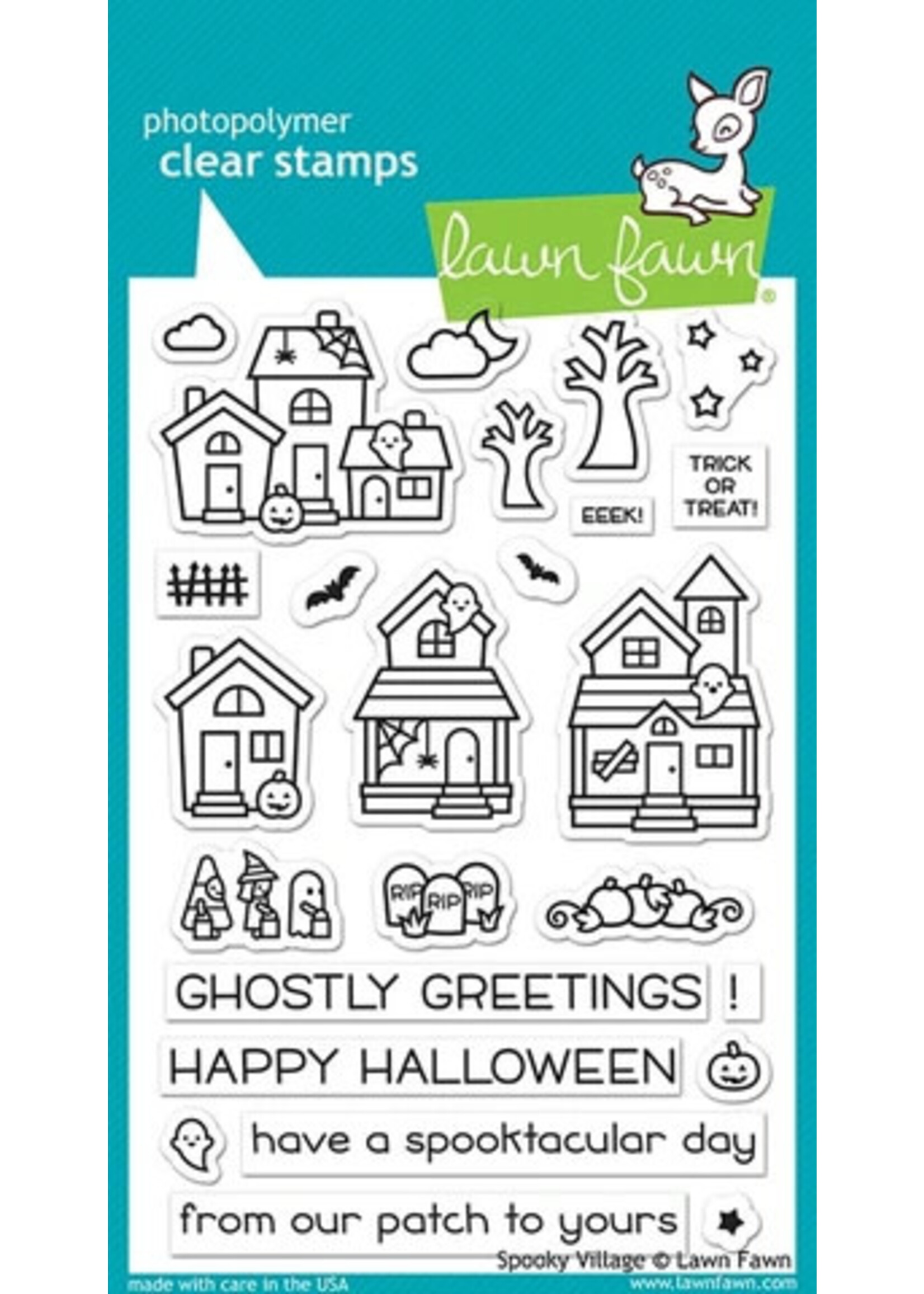 Lawn Fawn Stamps Spooky Village