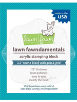 Lawn Fawn Stamp Acrylic Block 3.5''