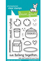 Lawn Fawn Stamp Milk & Cookies