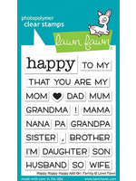 Lawn Fawn Stamp Happy Add On Family