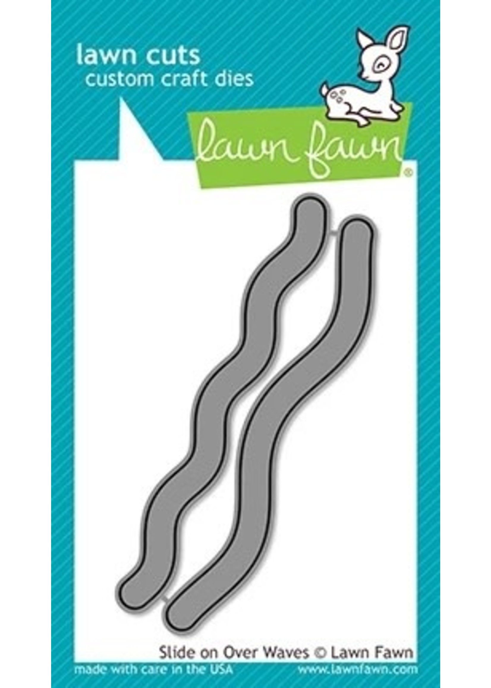 Lawn Fawn Die Slide On Over Waves