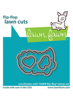 Lawn Fawn RAWR flip-flop lawn cuts die